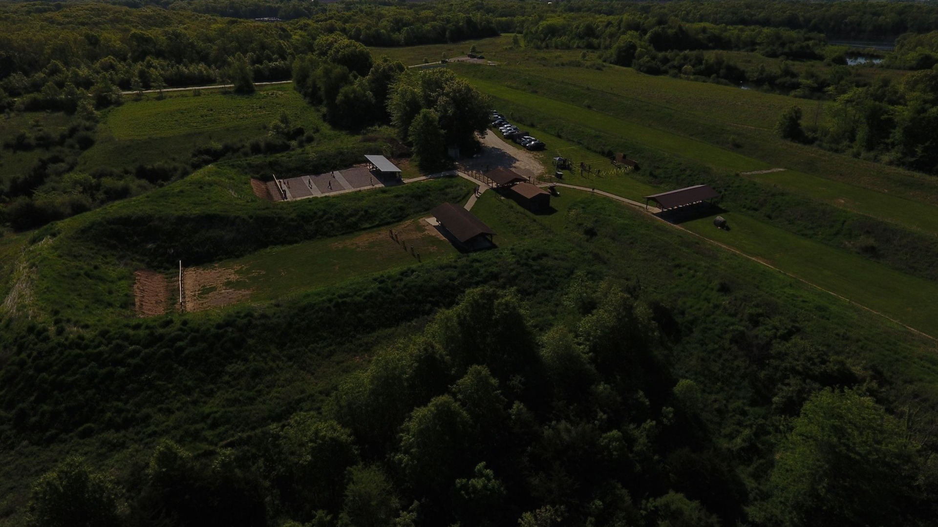 Big Hollow Shooting Range aerial view