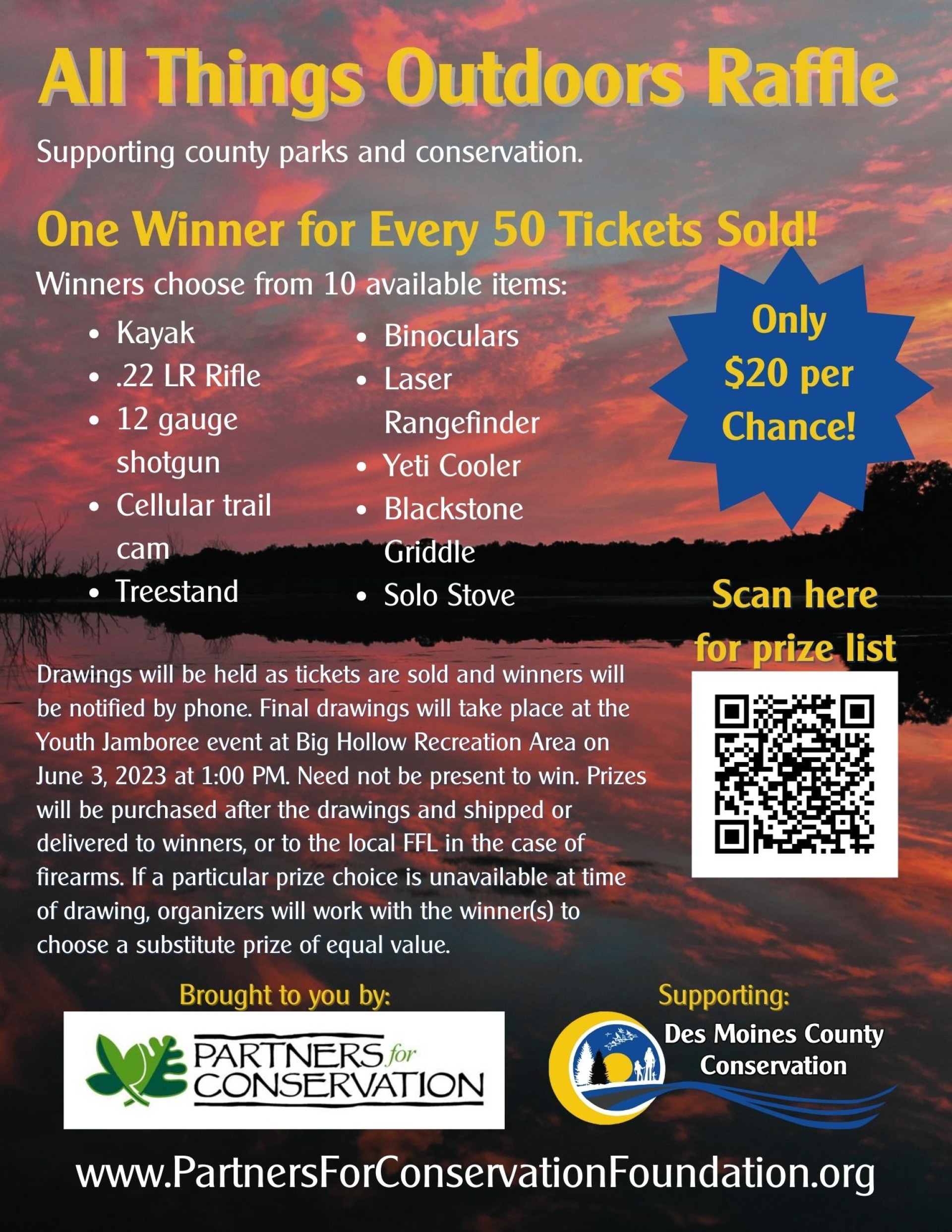 Raffle flyer