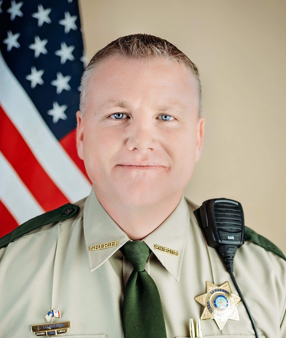 Sheriff Kevin Glendening of Des Moines County, Iowa