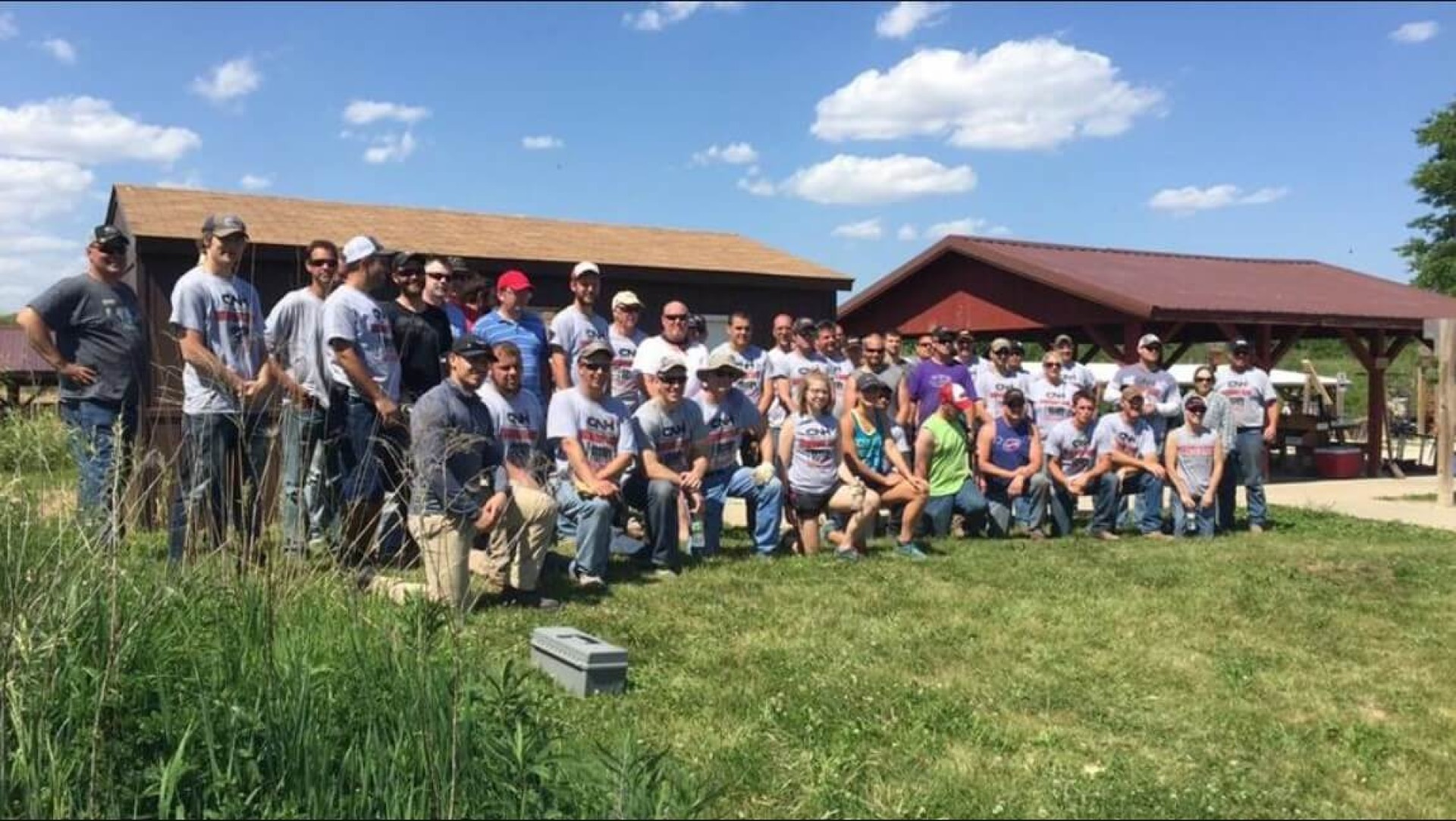 Des Moines County Conservation volunteers.
